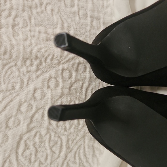 New! Classic black stiletto heels pumps shoes party formal prom size 11 pointed - Picture 9 of 11